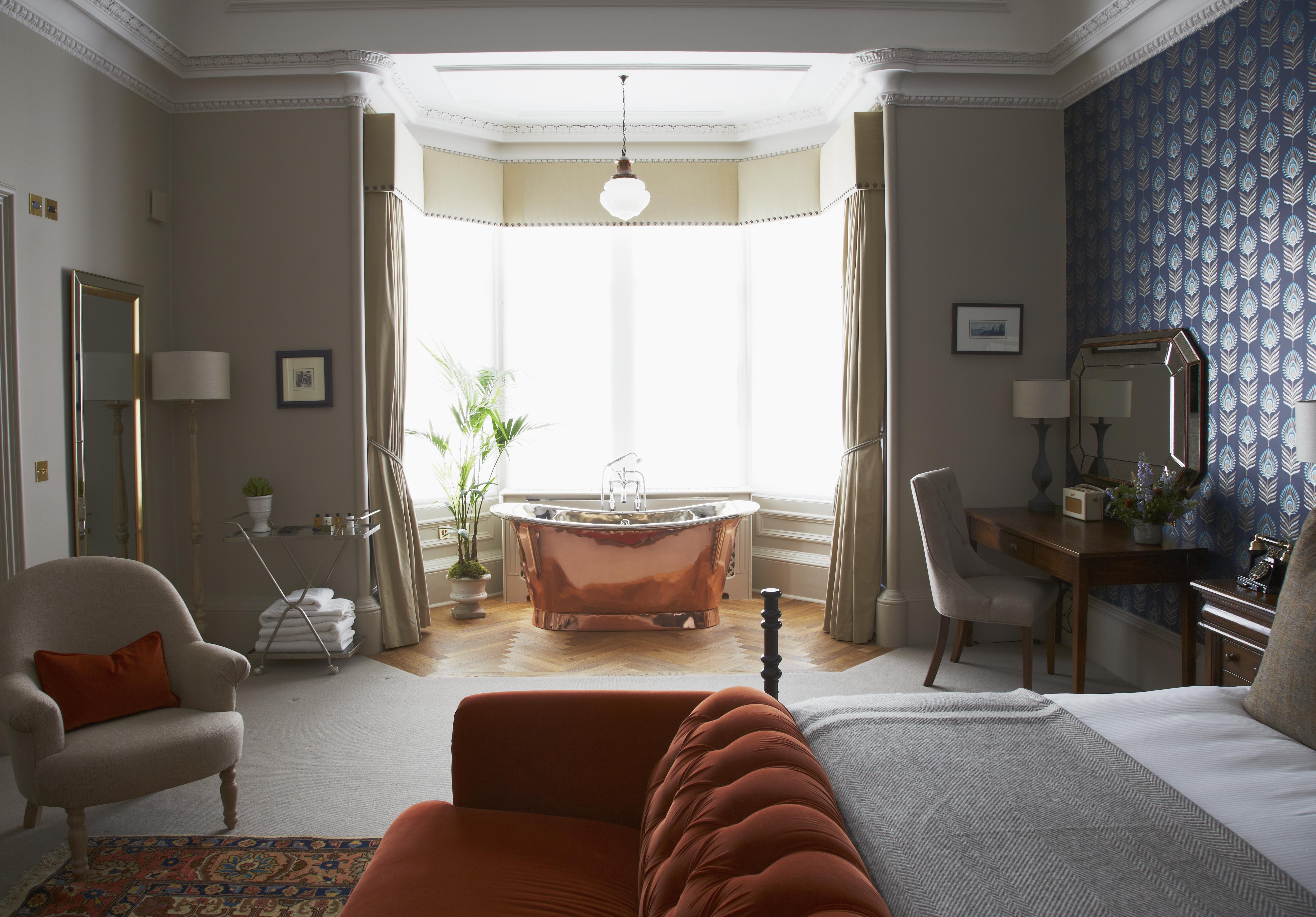 The Roseate Edinburgh - Small Luxury Hotels Of The World Edimburgo Exterior foto A suite at the hotel